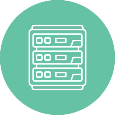 Sunucu Ayrı Modern Dijital Tasarım Elemanı