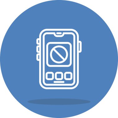 akıllı telefon simgesi, vektör illüstrasyonu basit tasarım