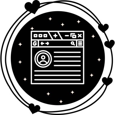 Web sitesi Profili Modern Düz Tasarım Özelliği