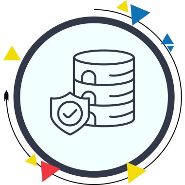 veri simgesi vektör illüstrasyon tasarımı