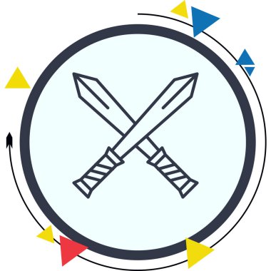 Kılıç Parlak Modern Yaratıcı Sanat Düzeni