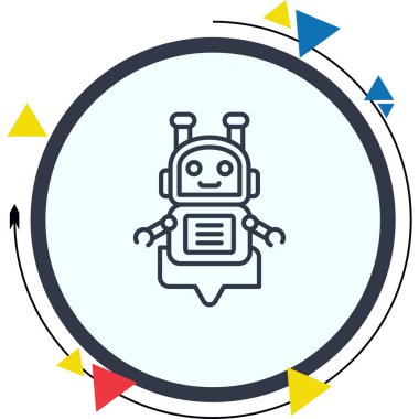 ileti web simgesi vektör illüstrasyonu