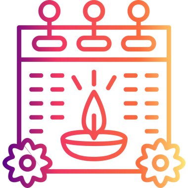 Diwali Takvimi Dinamik Yenilikçi Kullanıcı Deneyimi Elemanı