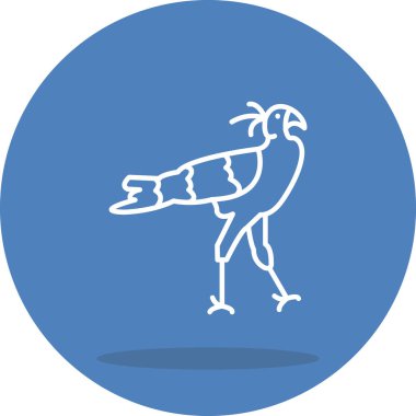 Sekreter Kuş Belirli Temiz Damgalama Grafik ŞekliName