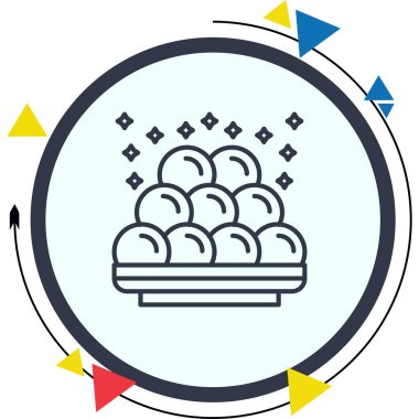 Tatlandırıcı Zarif Asgari Dijital Grafik Sembolü