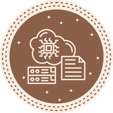 veri simgesi vektör illüstrasyon tasarımı