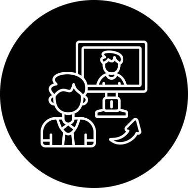  toplantı simgesi vektör illüstrasyon tasarımı