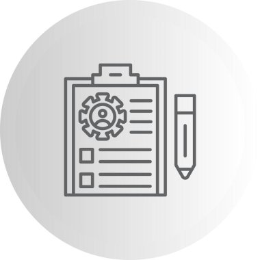 İşe alım web simgesi vektör illüstrasyonuName