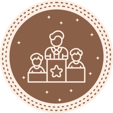 iş lideri, web basit simgesi