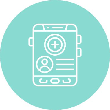 Arkadaş Web simgesi vektör illüstrasyonu ekle