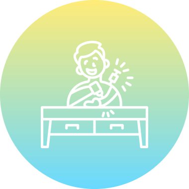 Bağımlı Adam Dinamik Sofistike Düz Sanat Düzeni