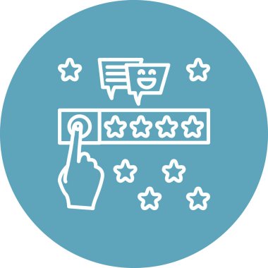 En İyi Müşteri Deneyimi Profesyonel Flat Grafik Sembolü