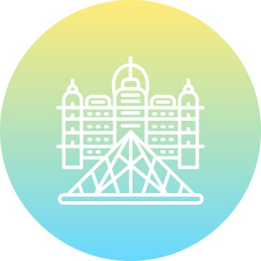 Louvre Seyahat Stili Profesyonel Yaratıcı Sanat Nesnesi