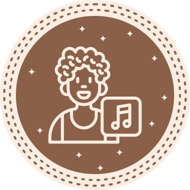 Kullanıcı Müzik Sofistike Özel Arayüz Tasarımı Elemanı