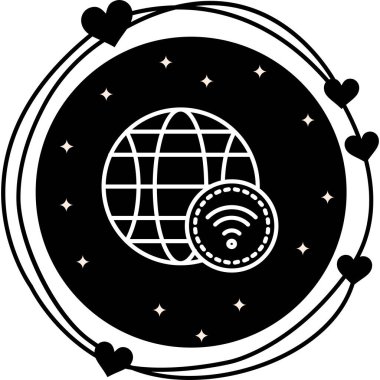 İnternet Yenilikçi Düz Ürün Tasarım Sembolü