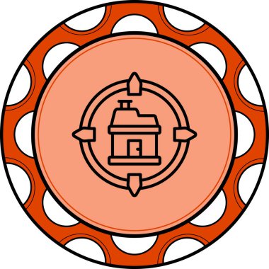 hedef web simge vektör çizim