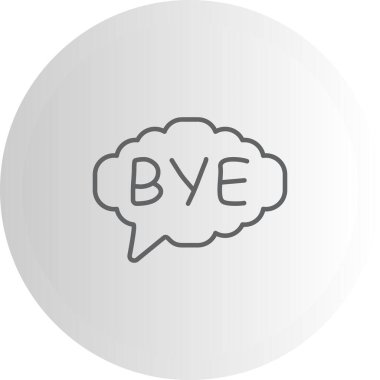 Güle güle Zarif Modern Yaratıcı Sanat Sembolü