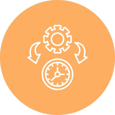 Zaman Yönetimi Yüksek Kaliteli Modern Vektör Elementi