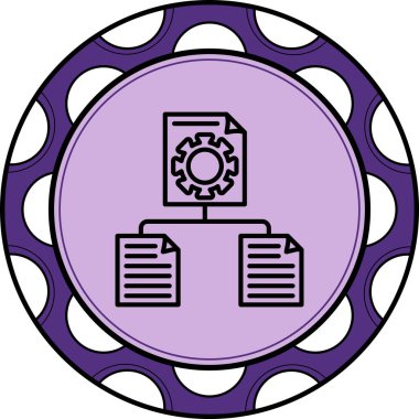 Proje Planı Eşsiz Düz Dijital Tasarım Nesnesi