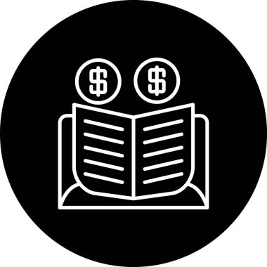 Okul harcı web simgesi vektör illüstrasyonu