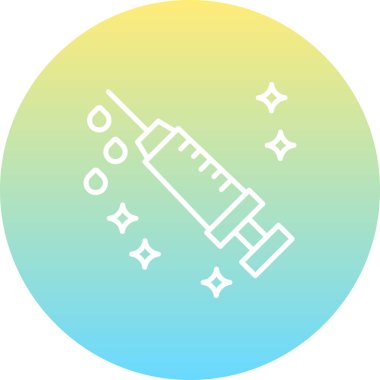 Şırınga Zarif Profesyonel Düz Grafik Sembolü