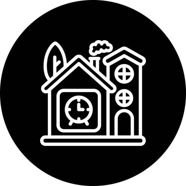 Ev Saati Dengeli Düz Sanat Özelliği