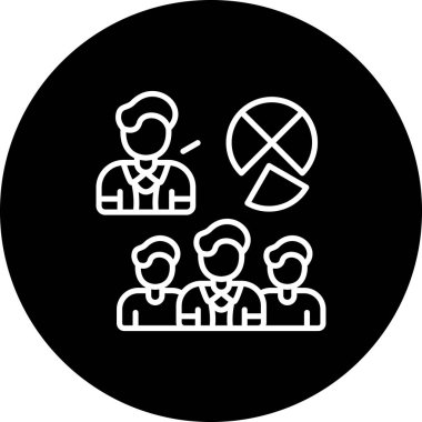  toplantı simgesi vektör illüstrasyon tasarımı