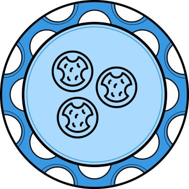 Klorella Vulgaris Seçkin Markalı Vektör Varlığı