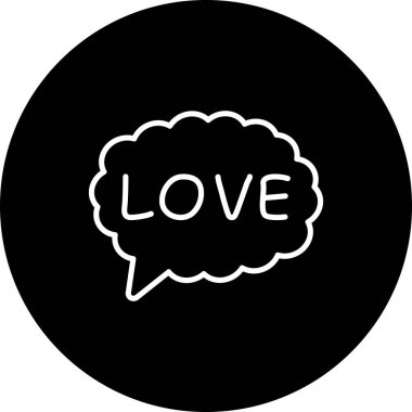 Aşk Ayrı Modern Dijital Tasarım Elemanı