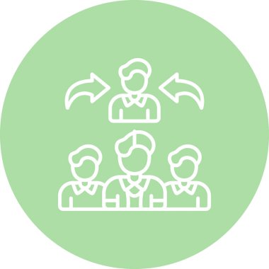 iş liderliği, web basit simgesi