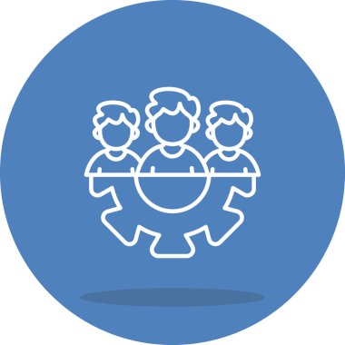 yönetim web simgesi vektör illüstrasyonu