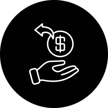 Para Geri Garanti Yaratıcı Eşsiz Markalaştırma Vektörü Elementi