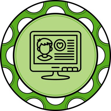 Dengeli Düz Modern Tasarım Elementi