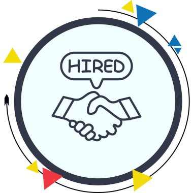 Kiralanmış Tokalaşma El Yenilikçi Çağdaş Web Tasarımı Düzeni