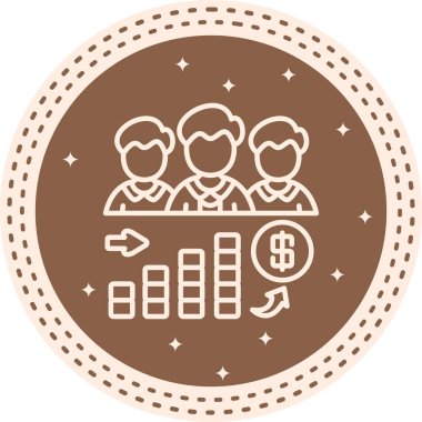 yönetim web simgesi vektör illüstrasyonu