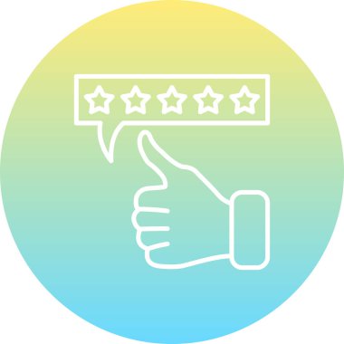 Derecelendirilmiş Zarif Vektör Sanatı Nesnesi