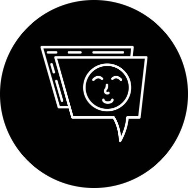 Şirin Mesaj Farklı Fonksiyonel Damgalama Grafiksel Elementi