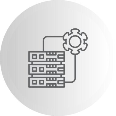 veri simgesi vektör illüstrasyon tasarımı