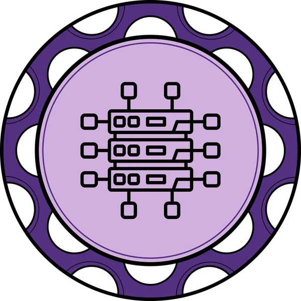 Ağ simgesi vektör illüstrasyon tasarımı