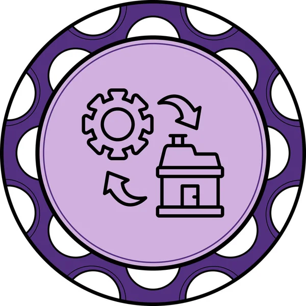 yönetim web simgesi vektör illüstrasyonu