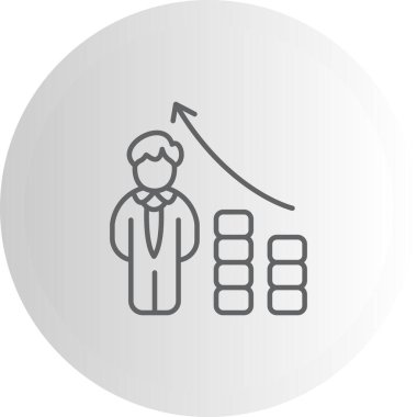 Kariyer Geliştirme Yüksek Çözünürlüklü Düz Tasarım Sembolü