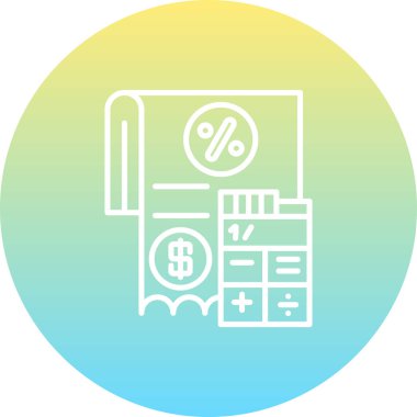 hesap makinesi web simge vektör çizim