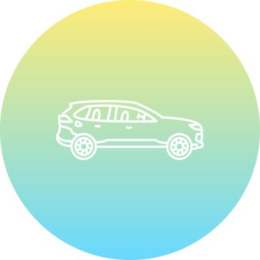 Toyota RAV4 car icon for app or web page