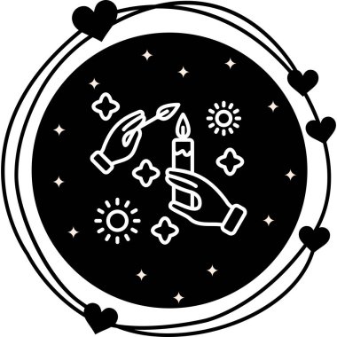 mum ağ ikonu vektör illüstrasyonu