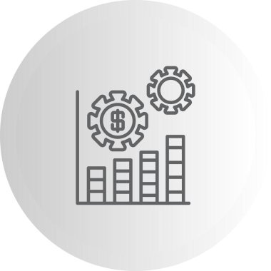 yönetim web simgesi vektör illüstrasyonu