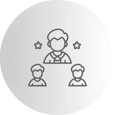 Web simgesi vektör illüstrasyonuna öncülük eder