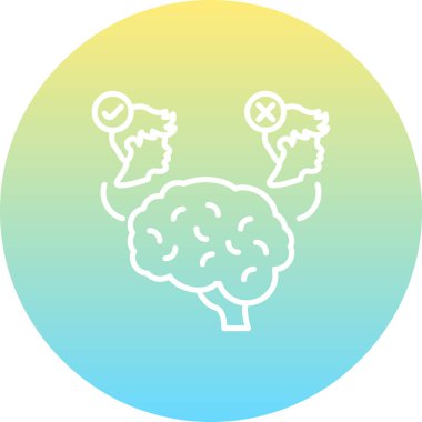 Zihin Kararı Yüksek Çözünürlüklü Sanat Sembolü