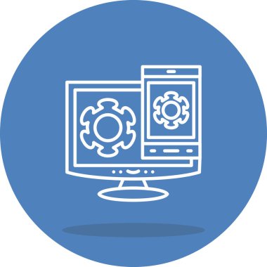 Ekran Aynalı Modern Yaratıcı Vektör Varlığı