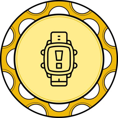 Uyarı Ağ ikonu vektör illüstrasyonu