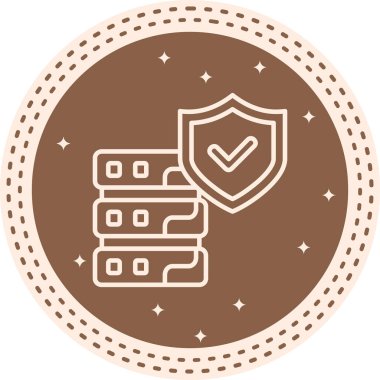 Güvenli Veritabanı Belirgin Temiz Damgalama Grafik ŞekliName